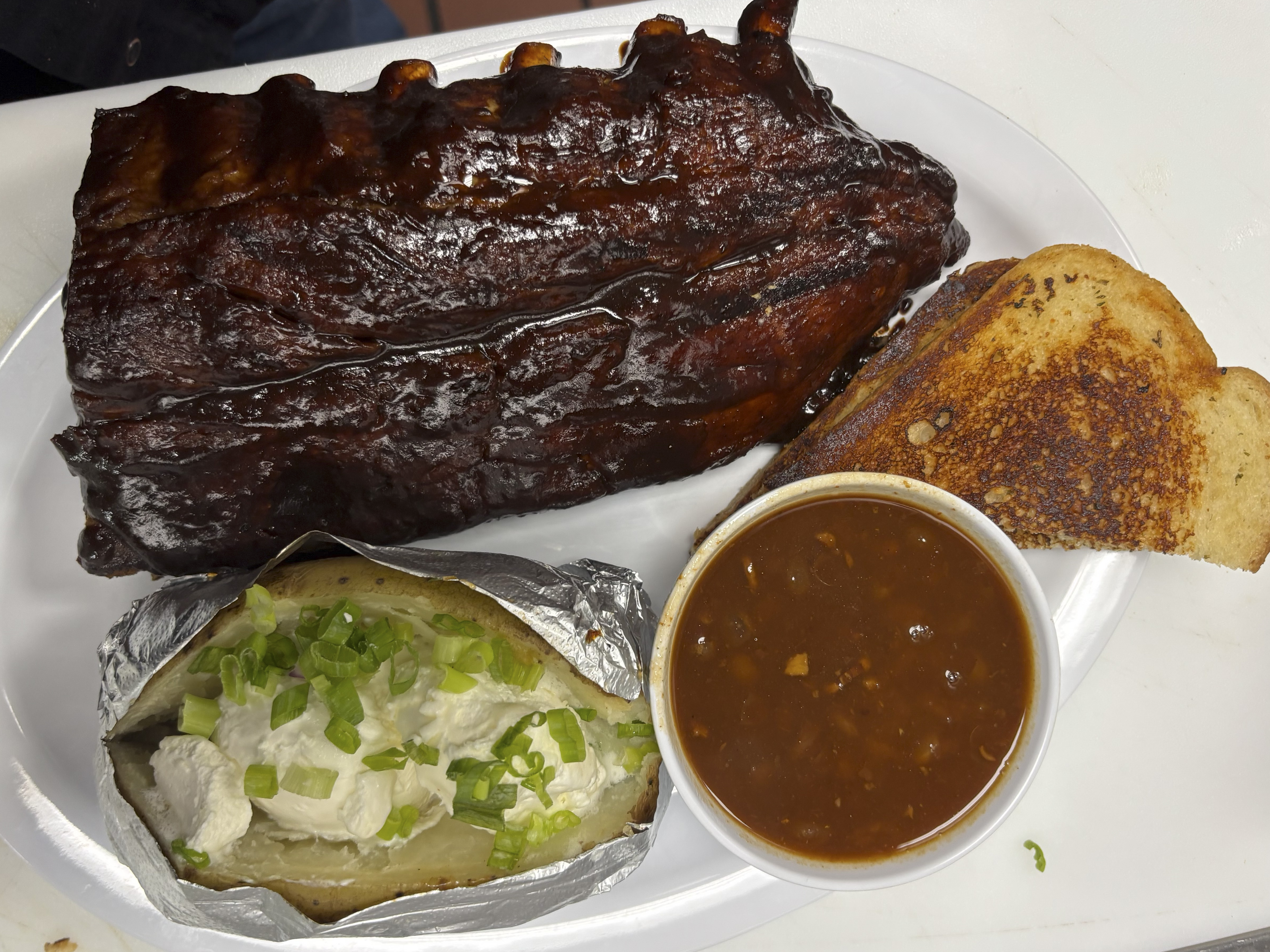 Full Rack of Baby Back Ribs at The Tamarack
